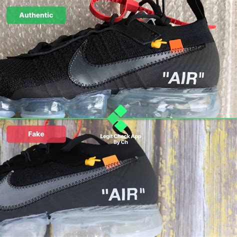 nike vapormax off white fake